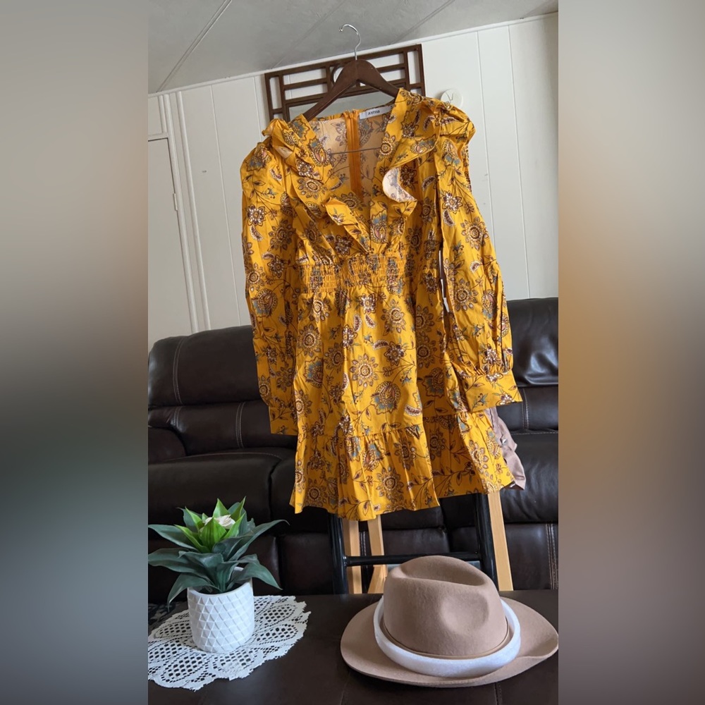 Dress and hat